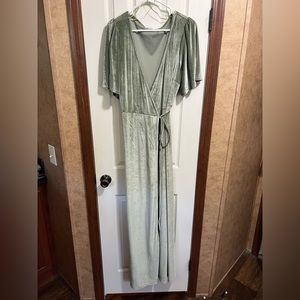 Sage Green Baltic Born Wrap Dress XL